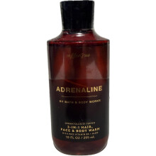 Bath & Body Works Adrenaline 3-in-1 Hair, Face & Body Wash 10 Ounce
