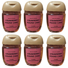 Bath and Body Works Pocketbac Gel Sanitizers - 6-pack van 1 oz (Aardbeientaart)