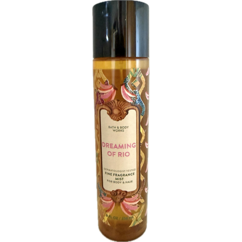 Bath & Body Works Dreaming Of Rio Fine Fragrance Mist 8 Ounces