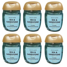 Bath and Body Works Pocketbac Gel Sanitizers - 6-Pack van 1 oz (Sea en Sandstone)