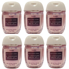 Bath and Body Works Classic Geuren Pocketbac Gel Sanitizers - Verpakking van 6-1 oz elk (A Thousand Wishes)