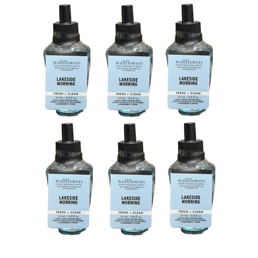 Bath & Body Works Bath And Body Works Wallflower Refills Home Fragrance - Pack Of 6 (Lakeside Morning)