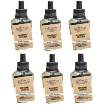 Bath and Body Works Wallflower Refills Home Fragrance - Pack of 6 (Mahogany Coconut)