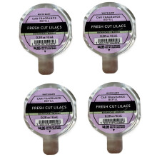 Bath and Body Works Car Fragrance Refill - Pack of 4 (Fresh Cut Lilacs)