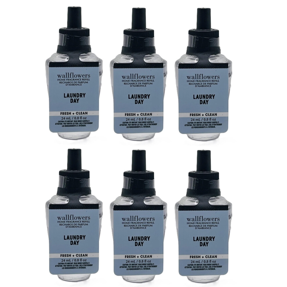 Bath & Body Works Bath And Body Works Wallflower Refills Home Fragrance - Pack Of 6 (Laundry Day)