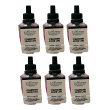 Bath and Body Works Wallflower Refills Home Fragrance - Pack of 6 (Strawberry Pound Cake)