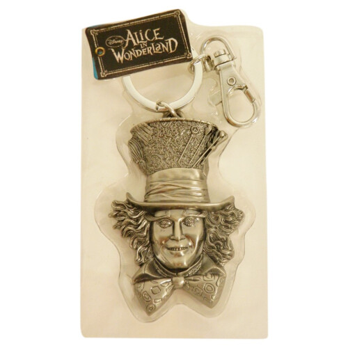 Disney Disney Pewter Nyckelring - Mad Hatter Ansikte