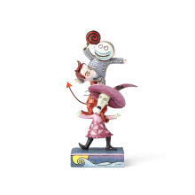 Figurita Apilada Lock Shock y Barrel Tradiciones Disney Jim Shore