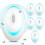 CF+VF 1000 pi² Ultrasonique 55x80mm Blanc/Bleu 1