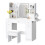 ALFORDSON Dressing Table Makeup Mirror Vanity LED Lighting Bedroom 1