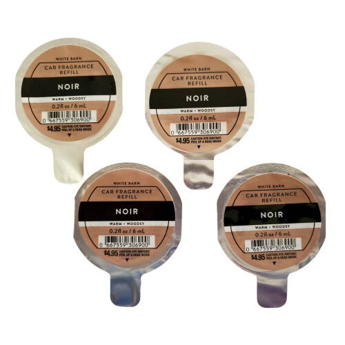 Bath & Body Works Bath and Body Works Noir Auto Disc Navullingen Pack van 4