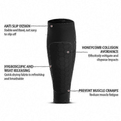 (XL, Green) Calf Sleeves for Skiing and Athletic Training Shin Guards 2