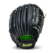 Guantes de béisbol y softball Franklin Sports 12" - Trapeze Web Midnight Youth, Negro, 12.0 US