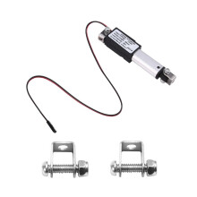 Actuador Lineal de Tipo , de 1 Pulg., 90 N/20,3 Lb, Velocidad de 9,5 mm/S, Minimotor Eléctrico Impermeable, Actuador Lineal de 12 V