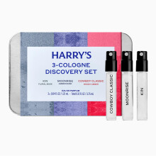 Harry's Cologne Entdeckungsset - 3 Düfte, Cowboy Classic, Kin, Moonrise, Langanhaltendes Eau de Parfum, 1,25 mL