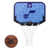 Franklin Sports NBA Utah Jazz Mini Over The Door Basketball Hoop - Kids Indoor Mini Hoop with Ball - NBA Fan Shop Toy for Bedroom + Office - Over The