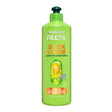 Garnier Fructis Sleek & Shine Intense Smooth Leave In Conditioner, Haarcrème voor Fris, Droog Haar