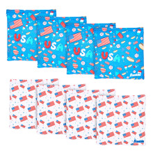 Franklin Sports Offizielle Größen Amerikanische Cornhole Taschen - (8) Premium 15cm Robuste Doppelt Genähte Taschen - Inklusive Tragetasche