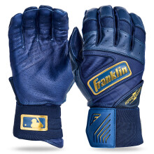 Franklin Sports MLB Schlägerhandschuhe - Infinite Powerstrap Baseball + Softball - Langlebig
