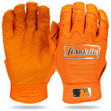 Guantes de Bateo Franklin Sport MLB - CFX Pro Adulto + Juventud - Naranja Chrome - Pequeño Juventud