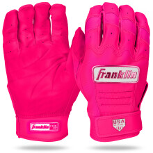 Franklin Sports USA Softball Women's Softball Batting Gloves - CFX Pro Fastpitch + Slowpitch Girls Batting Gloves - Adult + Youth Pairs - Pink - Women