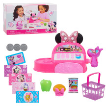 Disney Junior Minnie Mouse Bowtique Kasse mit Geräuschen und Spielgeld, Spielzeug für Kinder ab 3 Jahren, Amazon Exklusiv