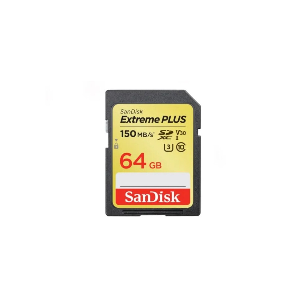 Sandisk Extreme Plus 64Gb 150Mb/S Class 10 Sdxc Sd Card