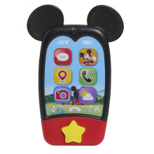 Disney Jr. Mickey Mouse Clubhouse 6-Zoll Mobiltelefon mit Licht und Sound, Rollenspiel Handy für Kinder