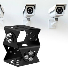 Soporte de Cámara de Seguridad Universal de Fácil Instalación con Base de Metal para Interiores y Exteriores, Hogar y Hotel