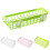 (White) Double Suction Cup Drain Storage Rack 1