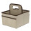 Delta Children Delta Children Portable Nursery Caddy - Essential Lightweight Storage Bin with Multiple Compartments - Easy Storage/Organization Solution, Beige 1