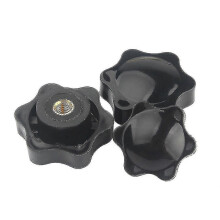 (M5) 10 Pcs M5/m6/m8/m10 Female Thread Hex Shaped Head Clamping Screw Knob Wing Nut-Good