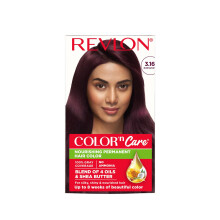 Revlon Color 'N Care Permanent Hair Color For Women -3.16 Burgundy | Blend Of 4 Oil'S & Shea Butter| For Silky, Shiny & Nourished Hair | 100% Grey Cov