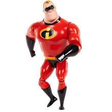 Mattel Pixar Mr. Incredible Figur i Filmstorlek Actiondocka Mycket Rörlig med Autentiska Kostymer