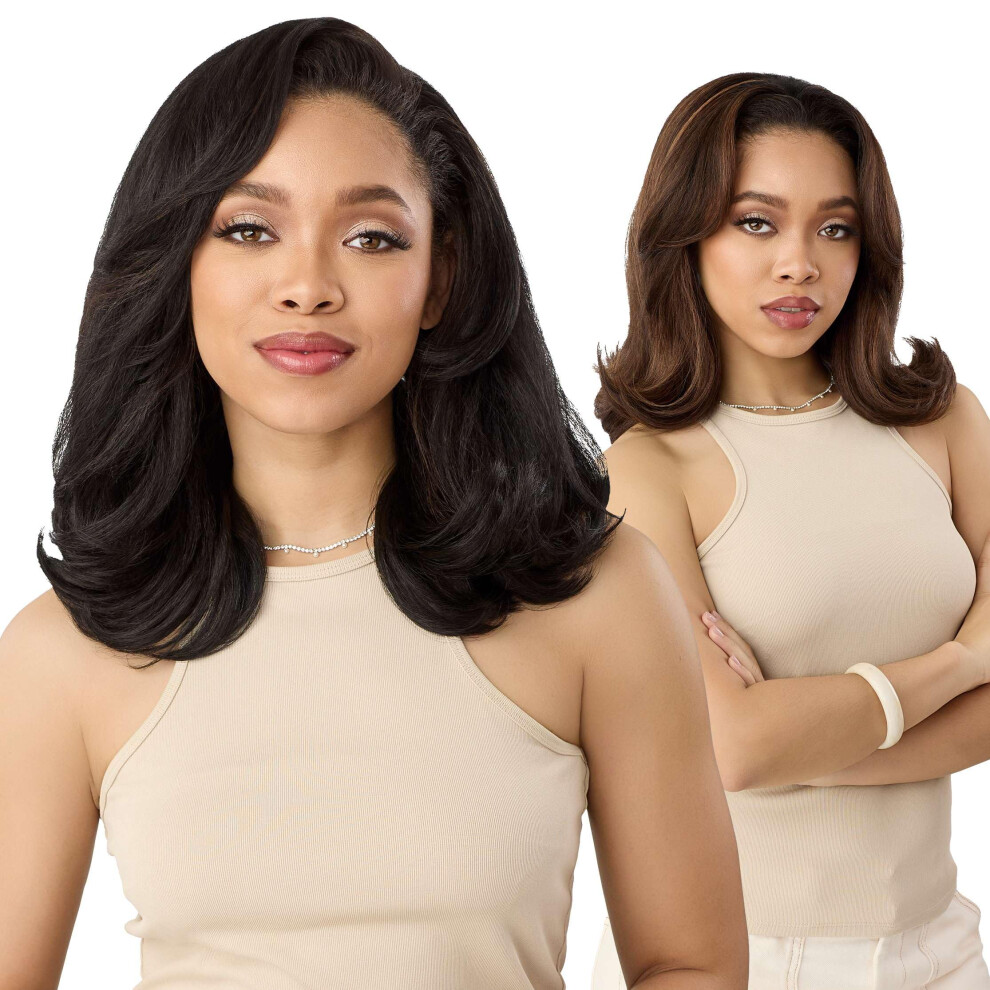 Outre Unisex Quick Weave Synthetic Half Wig - Poppy (Dr4/California Blonde)