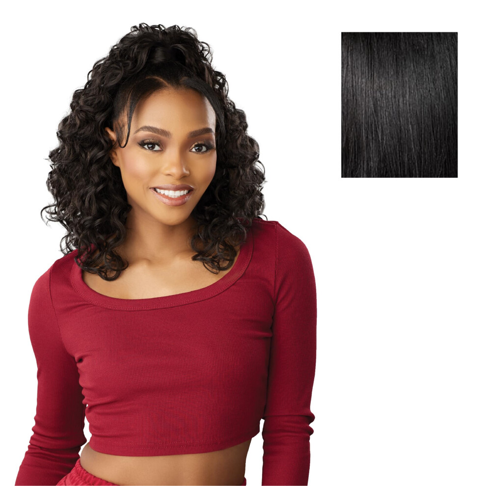 Sensationnel Instant Updown Halfwig Pony - Iud 25 4 Style In 1 Half Wig And Pony Drawstring (1 Jetblack)