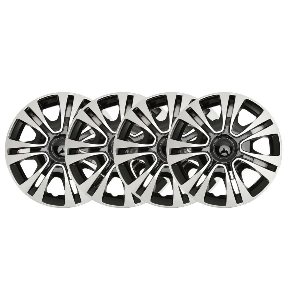 15In Hub Caps 4Pcs Sporty Dustproof For Steel 7293282921207