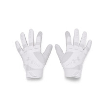 Guanti da Softball Under Armour Girls Radar, (100) Bianco / Bianco / Grigio Halo, Grande