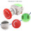 Red Mushroom Cap 1NO 1NC DPST Emergency Stop Push Button  AC 660V 10A 5