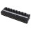 8-Channel Stereo Headphone Amplifier, Portable Metal Design for Studio and Stage EU Plug 4