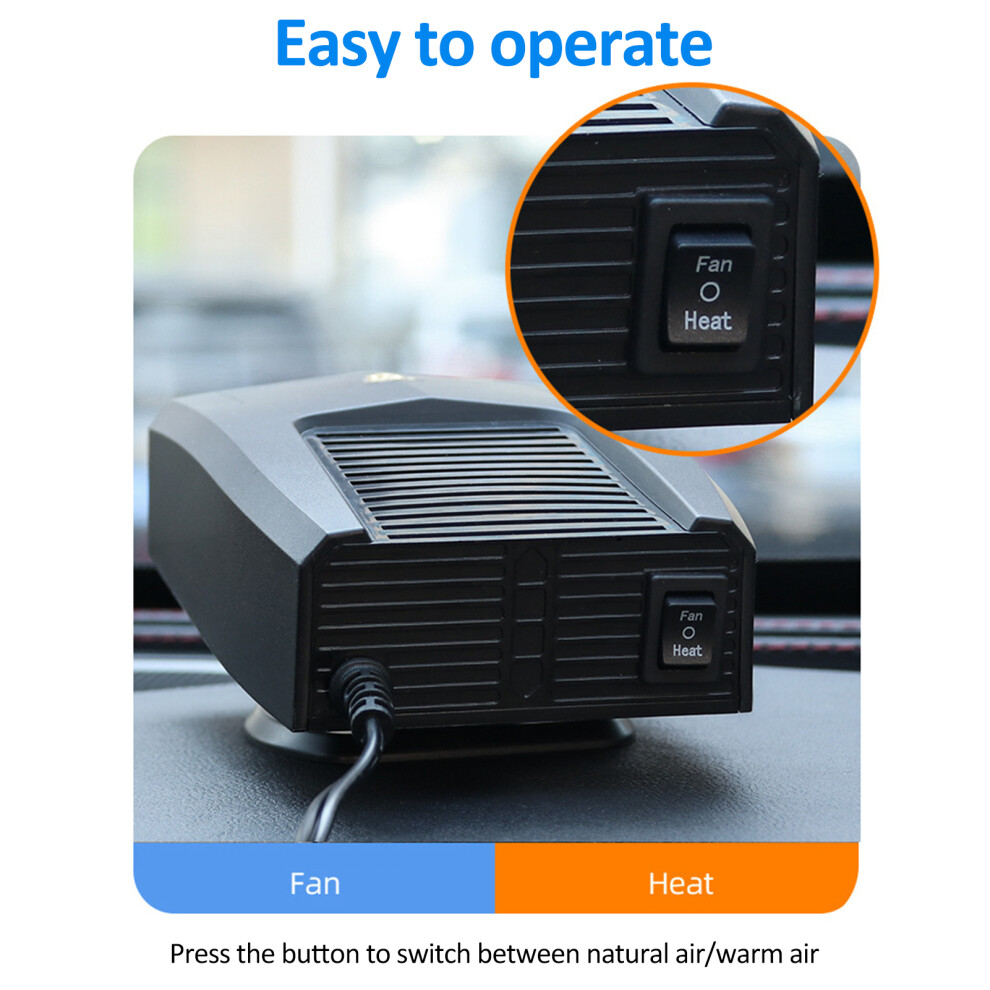 24V Car Heater Portable 2In1 Heater Cooler 180W 7293282922693