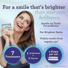 (1 box) professional tooth whitening strips for sensitive teeth, Professional-grade whitening at home, date night confidences
