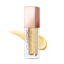 Mars Metallic Flytande Glittrande Ögonskugga | Vattentålig & Högpigmenterad | Lätt Applicering (5.5Ml) (02-Golden Beam)