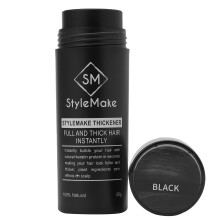 Stylemake Dikker - Haarvezels Zwart - Vegan Haaropbouwvezels Voor Dun & Fijn Haar (28G, Zwart)