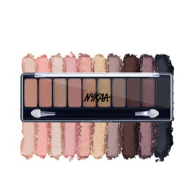 Nykaa Eyes On Me! Paleta de Sombras 10 en 1 - Smokey a las 8