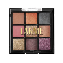 Lakm 9 i 1 Ögonskugga Puder Eveningglam 11.7G - Matt, Shimmer Och Metallic