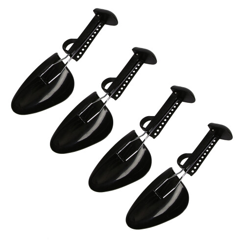 10 Pairs Practical Plastic Adjustable Length Men Shoe Tree Stretcher Boot Holder Organizers (Black) 2