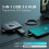 USB External Sound Card HUB Computer Audio Adapter for Laptops Desktops with 3.5mm Interface USB Interface 5