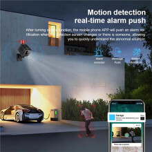 1080P Slimme Draadloze WiFi Camera Bewegingsdetectie Bewakingscamera Nachtzicht Camera voor Binnen Buiten Thuis Kantoor