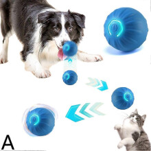 (1pcs Black) Dog Ball,Automatic Bouncing Ball for Dogs, Puppy Essentials, Vibrating Dog Ball